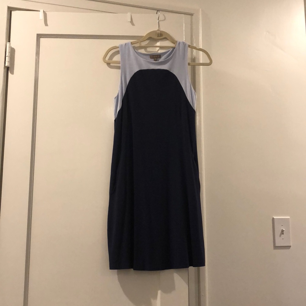 Lilla P navy and light blue dress